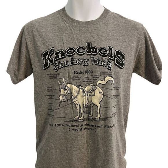 Gildan Y2K Horse Clean Energy T-Shirt. Size Small - Picture 1 of 5